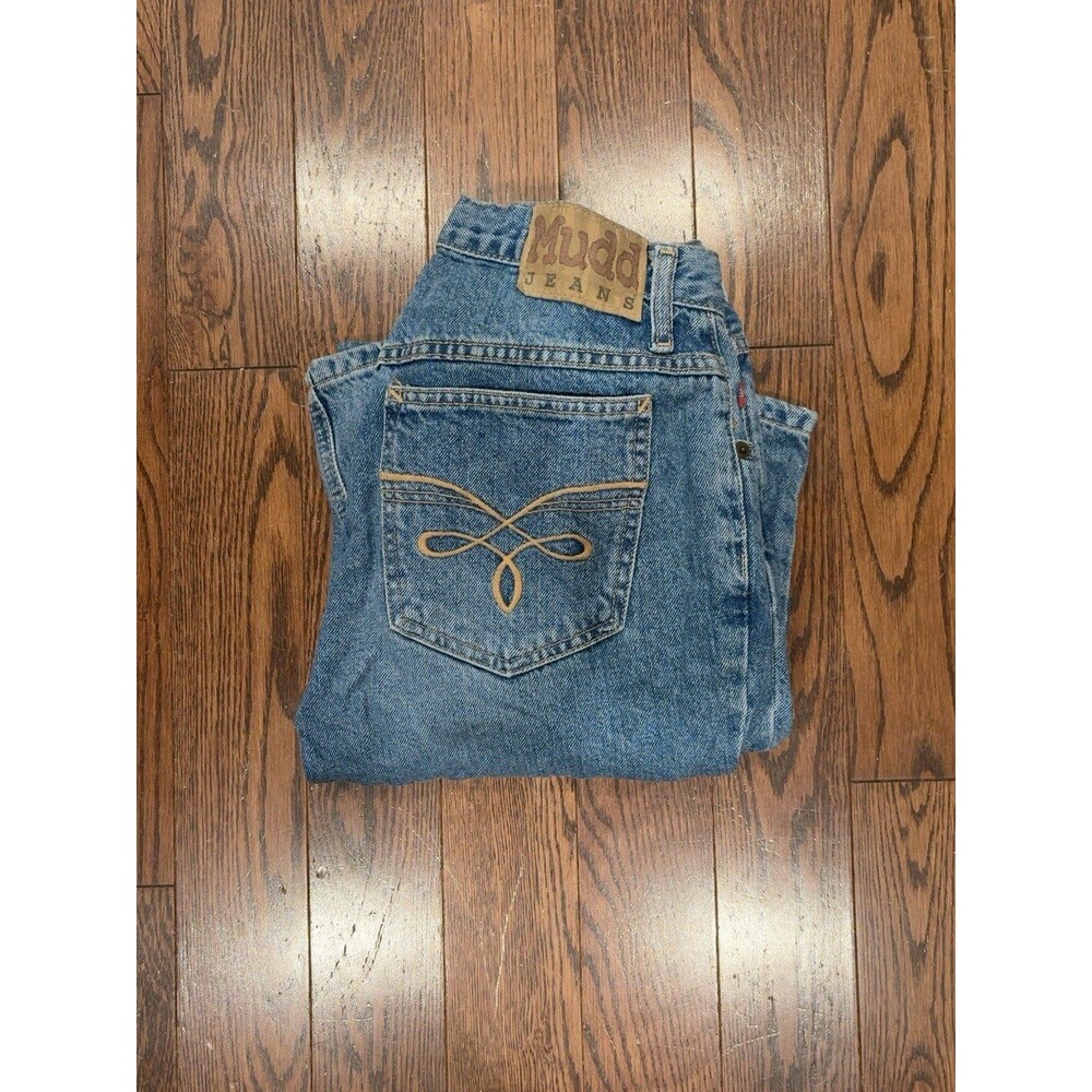 {Mudd} Vintage Medium-wash flare-leg jeans, 11